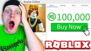 SPENDING 100,000 ROBUX ON MY AVATAR! (RARE ITEMS!)