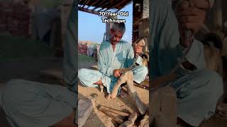 70-Year-Old Technique – Handmade Tool Crafting #ytshorts #farmingtraditions #youtubeshorts