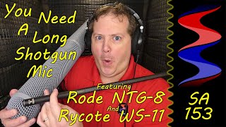 Video thumbnail for You Need A Long Shotgun Mic - Rode NTG-8 and Rycote WS-11 - Sound Speeds by Sound Speeds