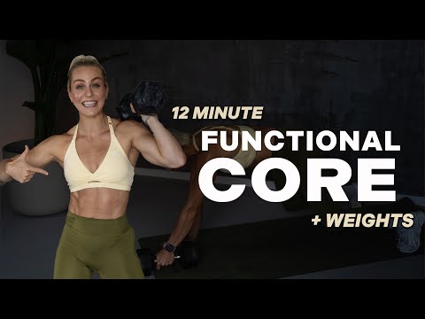 12 MIN FUNCTIONAL CORE WORKOUT | + Weights |Abs | Fun | No Repeat | Best + super Effective Core