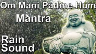 Om mani padme hum mantra 8hour full night meditation with rain sound - Relaxation zen music