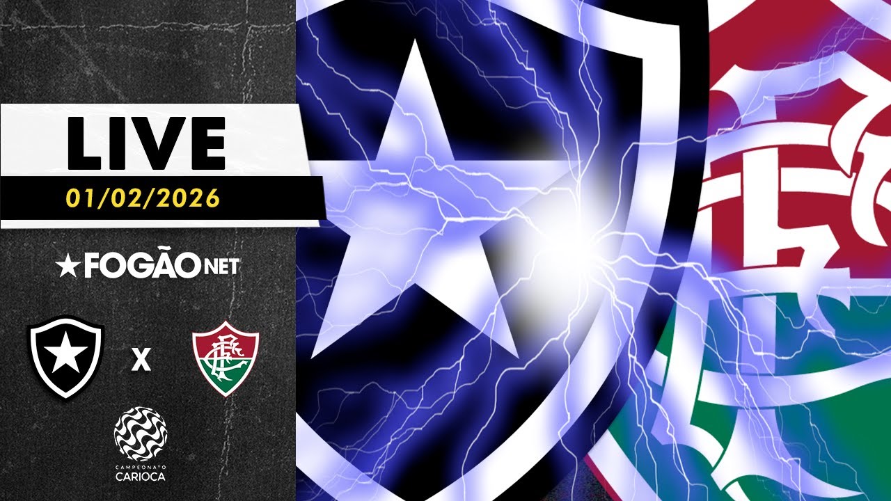 LIVE | Pré-jogo de Botafogo x Fluminense pelo Campeonato Carioca