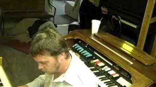 Some more back stage pounding at Knuckleheads, this guy was