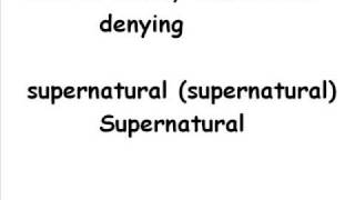 Dc talk - supernatural lyrics