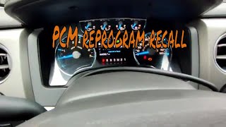 2013 Ford F150 5.0 Liter Recall 19S19 Sudden Transmission Downshift PCM Reprogram