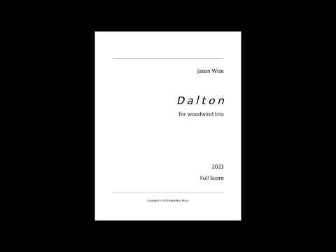 Score Follow Video - Dalton for woodwind trio