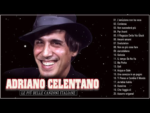 Il meglio della Musica Italiana  🍀 🍀 Adriano Celentano Greatest Hits Full Album