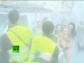 Catholics vs Femen 'naked nuns': Clashes, tear ...