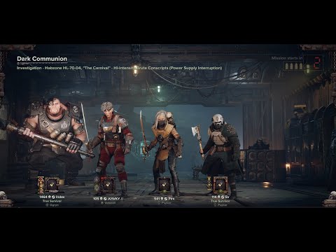 Darktide Brute Conscripts Auric Damnation Hi Int Power Supply Dark Communion