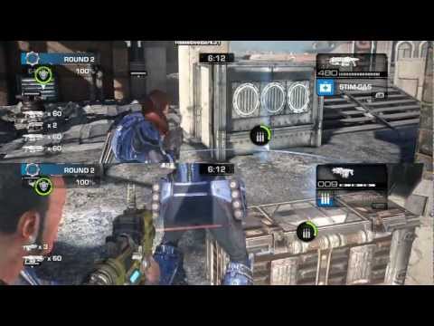 Gears of War: Judgment Multiplayer - RELEASE DAY Overrun Splitscreen Co-op [HD] Gameplay - 5th Match