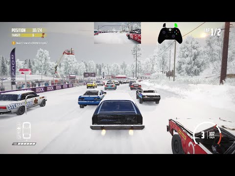 Wreckfest 23.12.11 Tournament Rumble Race - Boulder Bank Circuit - Warwagon