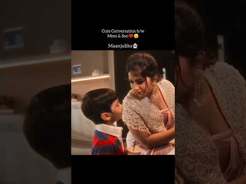 Cute Conversation Between Mom & Son❤😚#shreyaghoshal#shorts