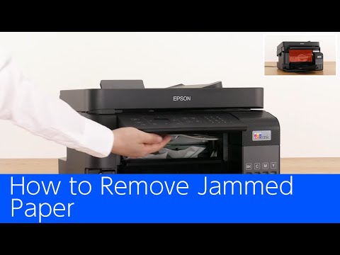 ET-2840/L3560/ET-4810/L5590 - How to Remove Jammed Paper
