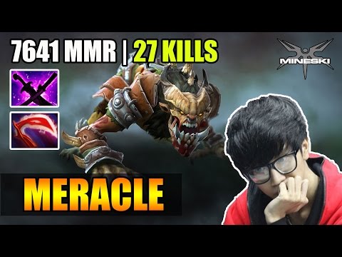 Meracle 7641 MMR Plays Lifestealer WITH 27 KILLS - Dota 2