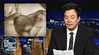 Jimmy Reads Poems Inspired by Taylor Swift's The Tortured Poets Department | The Tonight Show