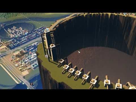 當城市規劃中的城市天際線爆發出滿是糞便的火山時 (When City Planning in Cities Skylines erupts a Volcano Full of Poop)