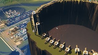 When City Planning in Cities Skylines erupts a Volcano Full of Poop