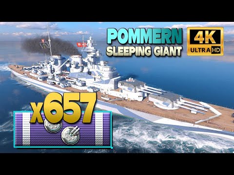 Pommern: Secondary boss (x657) - World of Warships