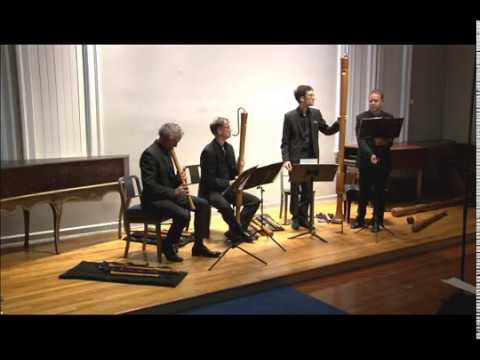 Flanders Recorder Quartet live in Yale, USA (2016)