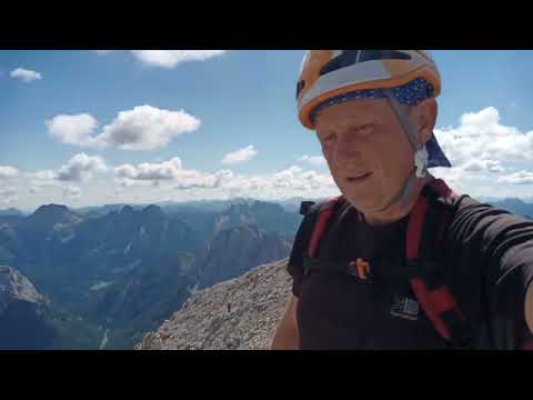 Salita al monte Peralba (mt. 2694) per la ferrata Sartor e discesa per la normale Giovanni Paolo II