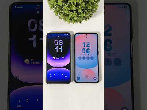 One UI 8 or One UI 7 Lock Screen Clock ? #oneui8 #oneui7 #oneui8update #oneui7update #samsung