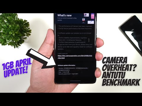Samsung Galaxy S21 Ultra April 2021 Update