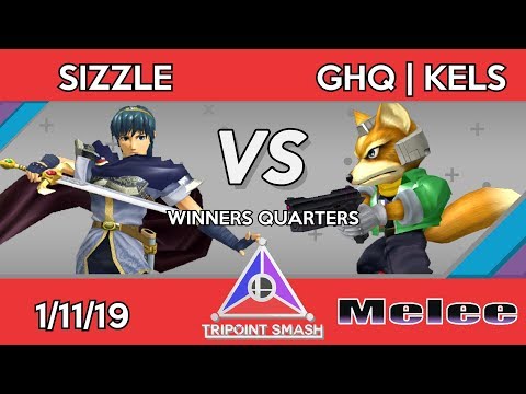 Tripoint Smash 43 - Winners Quarters - Sizzle (Marth) Vs. GHQ | Kels (Fox)