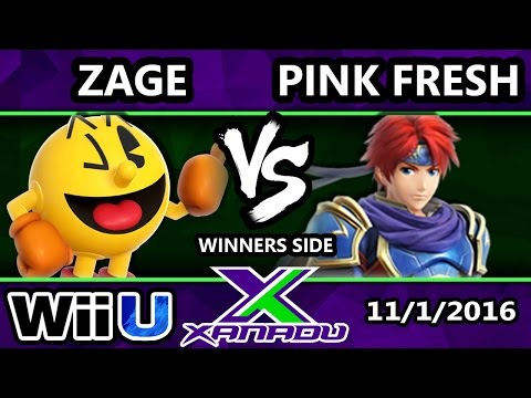 S@X 174 - Zage (Pacman) Vs. VGBC | Pink Fresh (Bayonetta) - SSB4 Tournament - Smash for Wii U
