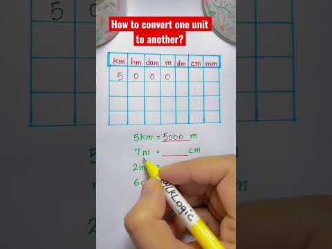 How to convert from one unit to another