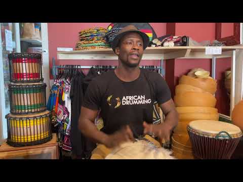 Master Series djembe comparison (Cow vs Goat) - African Drumming
