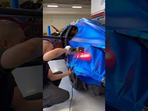The Best Satin Chrome Wrap Money Can Buy! #carwrapping #carwrap #asmr #asmrsounds #satisfying