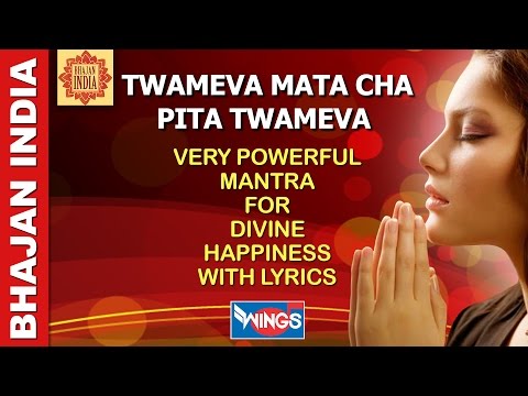 त्वमेव माता च पिता त्वमेव | Twameva Mata Cha Pita Twameva | Very Powerful Mantra | Mantra