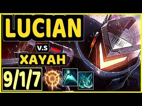 BRTT (LUCIAN) vs XAYAH - 9/1/7 KDA BOTTOM ADC CHALLENGER GAMEPLAY - BR