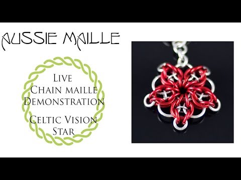 Live Chain Maille Demonstration - Celtic Vision Star