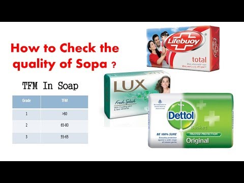 How to check the quality of soap