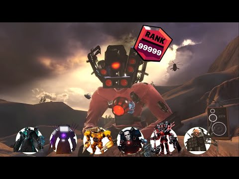 SPEAKERMAN VS CAMERAMAN, TV MAN | Brawl Stars Rank Up Skibidi Toilet 77 (full episode)