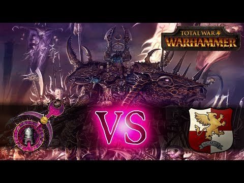 Slaneesh vs The Empire - Massive Siege on Chaos Fortress  | Total War: Warhammer