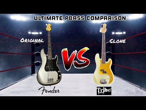 Ultimate Precision Bass Comparison - Fender Precision American Pro 2 vs Tribe Spike (pbass clone)