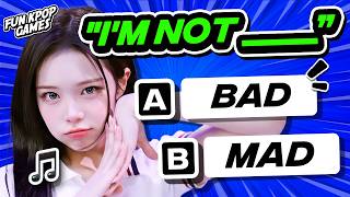 ⭐COMPLETE THE LYRICS KPOP SONG [MULTIPLE CHOICE] | KPOP QUIZ - FUN KPOP GAMES 2026