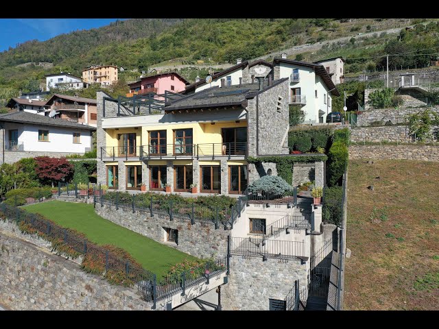 IN VALTELLINA, SPLENDIDA VILLA CON VISTA PANORAMICA