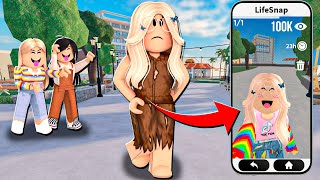ORFÃ EXCLUIDA VIROU TIKTOKER FAMOSA - HISTORINHA DE ROBLOX LIFE TOGETHER