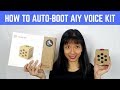 How to Auto Boot Google Home with AIY Voice Kit