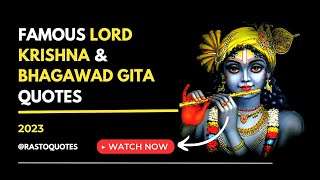 Lord Shree Krishna & Bhagawad Gita Quotes || Rasto Quotes