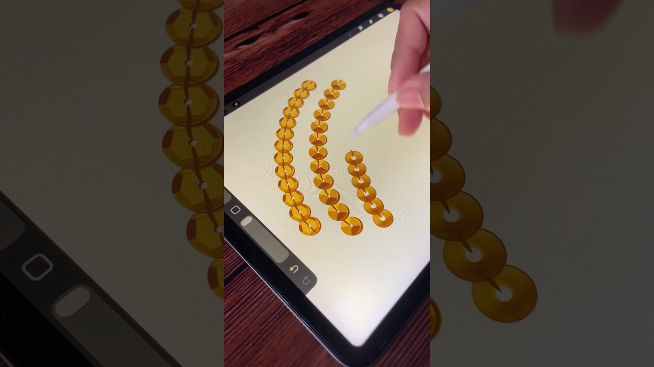 Sequin Brushes for Procreate #procreatebrushes #etsy #surfacepatterndesign