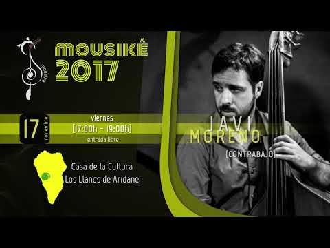 Promo Masterclass Javi Moreno - Mousikê La Laguna