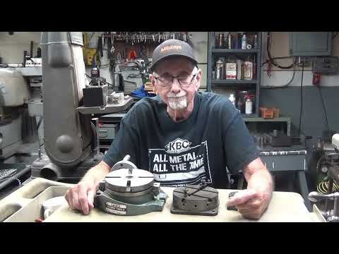 LARGE ROTARY TABLE DEMO VEVOR #1113 tubalcain for Bridgeport Mill