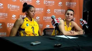 Candace Parker-2015 Los Angeles Sparks Playoff Victory