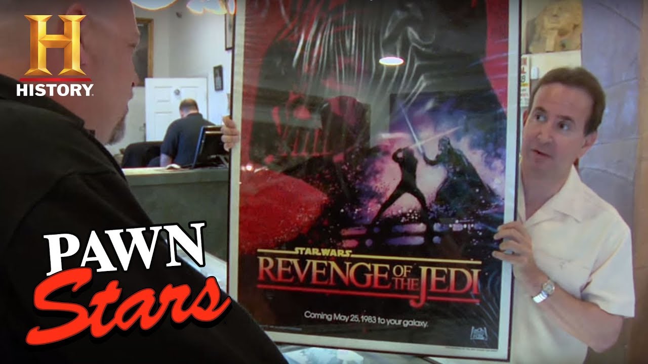 Pawn Stars: Recalled Star Wars: 'Revenge' of the Jedi Poster | History