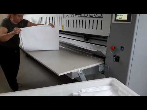 Magiel Laco D500 ze składarką | Wyposażenie Pralni Przemysłowej