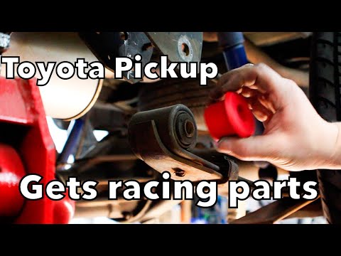 Toyota Pickup leaf spring bushing upgrade (How to)